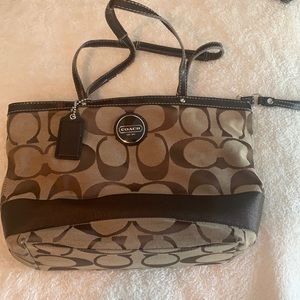 Coach authentic signature tote
